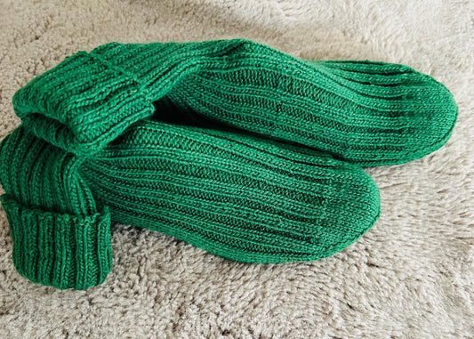 Kuschelsocken, regionale Schurwolle