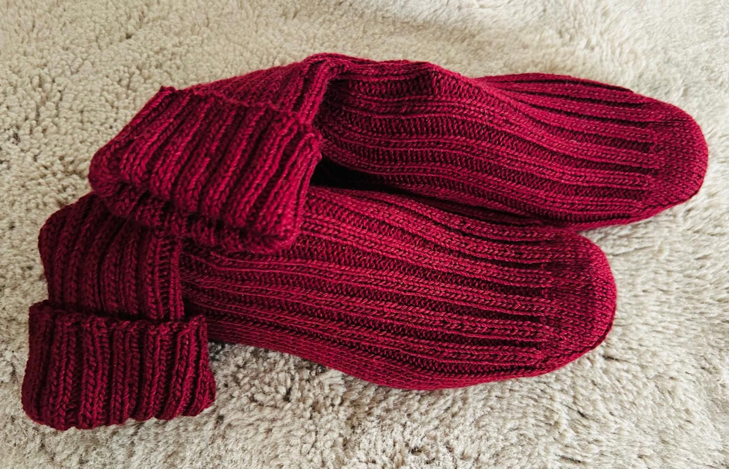 Kuschelsocken, regionale Schurwolle