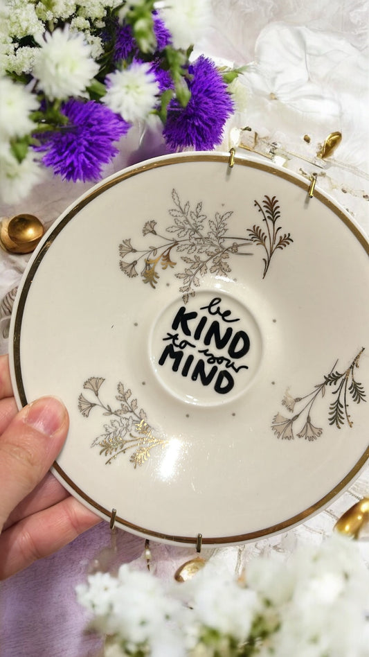 Teller mittel "be kind to your mind"