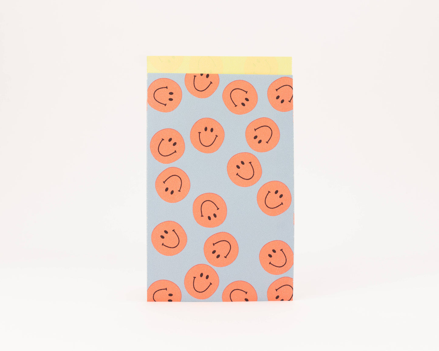 Papiertüten Smileys Neon Orange / Blau