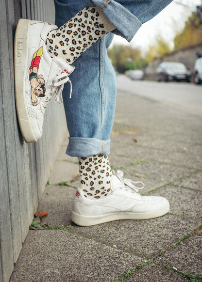 Leopard - Tennissocken: S 35-38