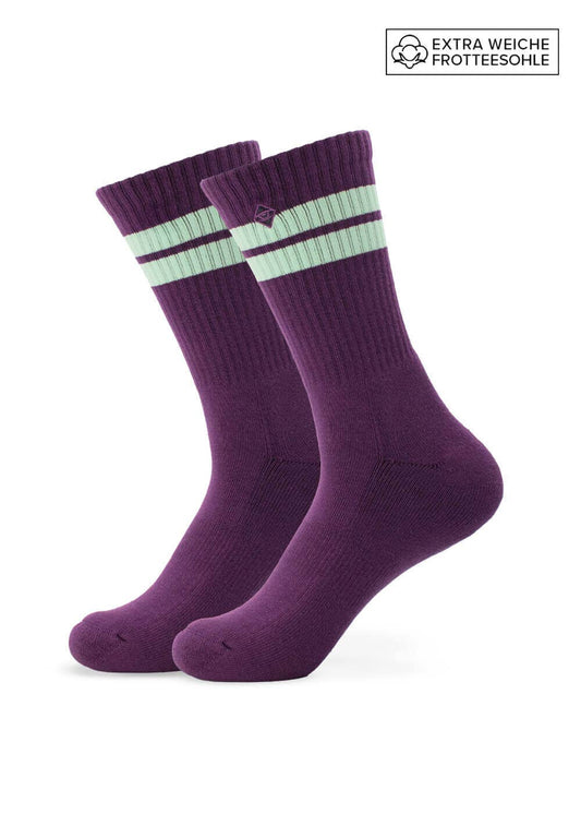 True Purple Mint - Tennis Socken : 39-42